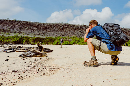 HX guest in the Galápagos Islands
